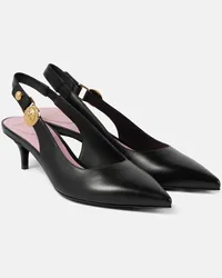 Balmain Pumps slingback Medusa ‘95 in pelle Nero