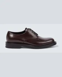 Gucci Stringate Oxford in pelle Rosso