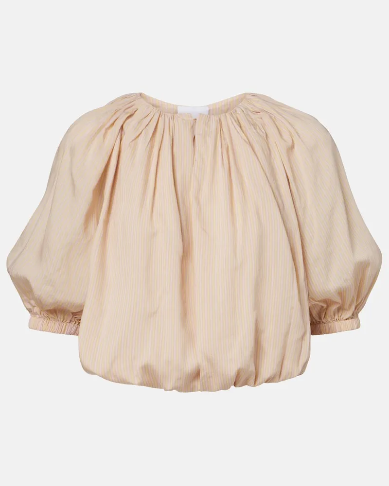 Patou Top a righe Beige