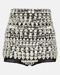 Dolce & Gabbana x Kim - Shorts con cristalli Metallizzato