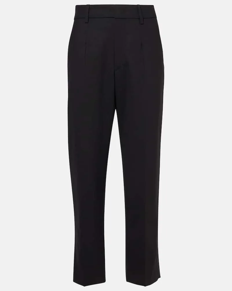 Jil Sander Gonna midi a vita media Nero