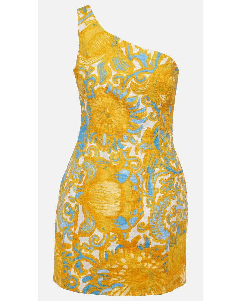 La DoubleJ Miniabito Bold Shoulder in cotone Arancione