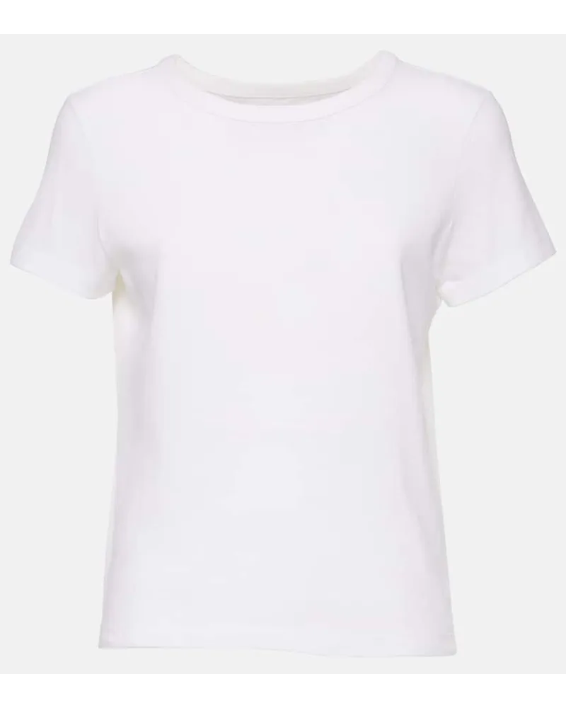KHAITE T-shirt Samson in jersey di cotone Bianco