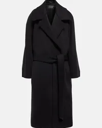 Balenciaga Cappotto in cashmere e lana Nero