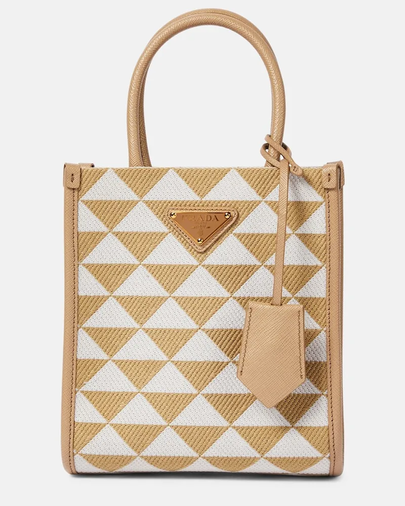 Prada Borsa Symbole Mini Beige