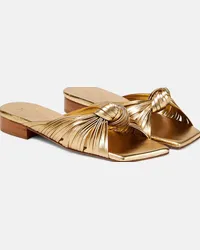 SOULIERS MARTINEZ Sandali Feston in pelle Oro