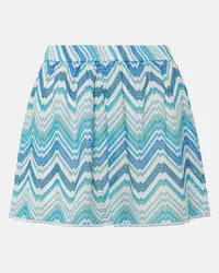 Missoni Shorts in lamé a vita alta Blu