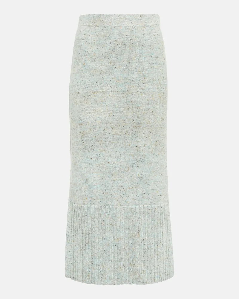 Ulla Johnson Gonna midi Kaiya in maglia a vita alta Multicolore