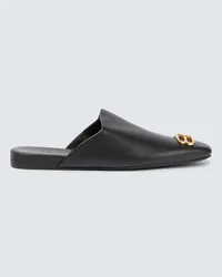 Balenciaga Slippers Cosy BB in pelle Nero