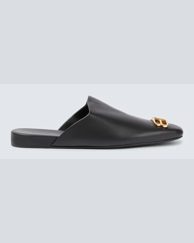 Balenciaga Slippers Cosy BB in pelle Nero