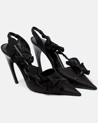 Nensi Dojaka Pumps slingback in raso Nero