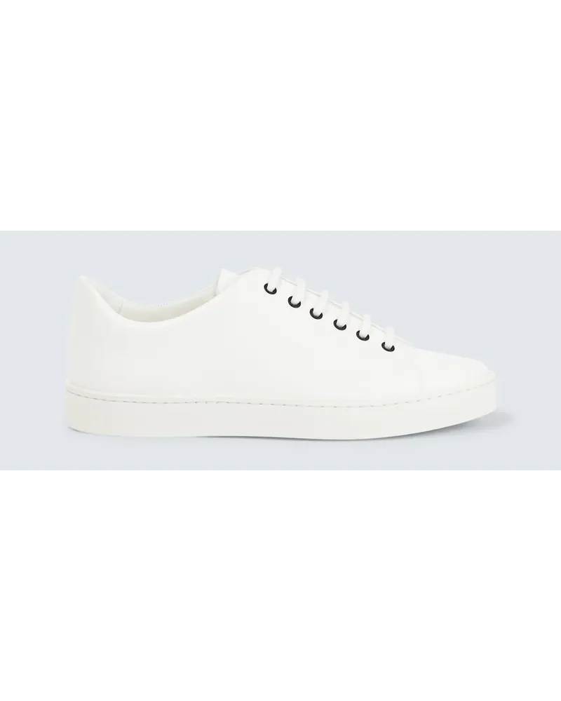 Manolo Blahnik Sneakers Semanado in pelle Bianco
