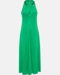 Ralph Lauren Abito midi in jersey Verde