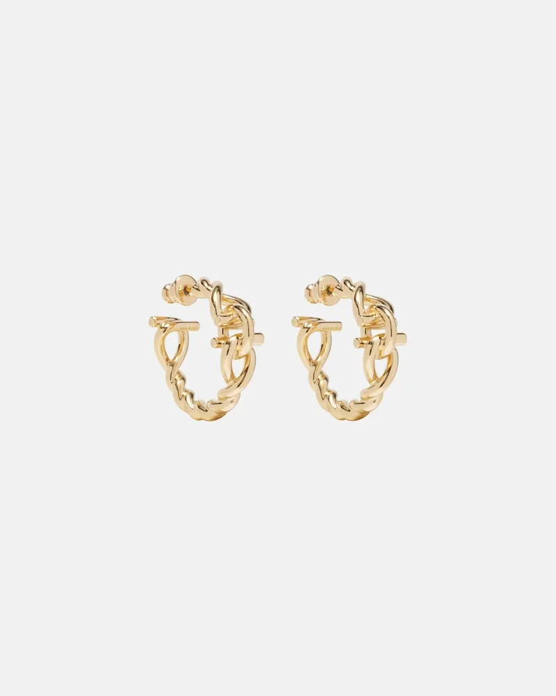 Ferragamo Orecchini Gancini Oro
