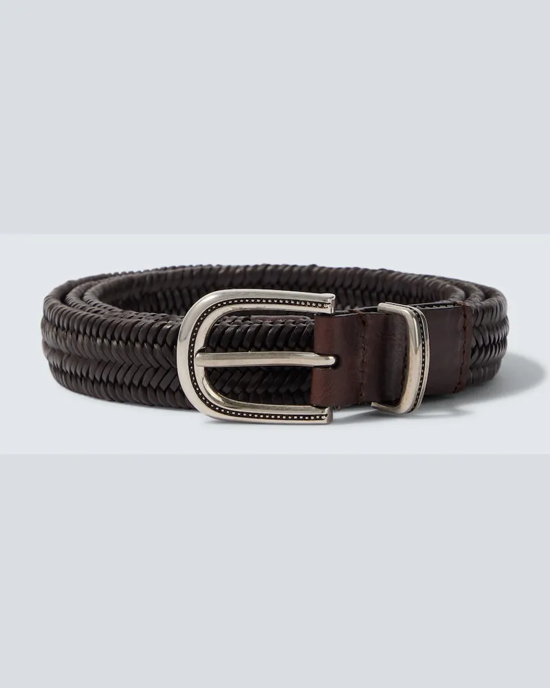 Brunello Cucinelli Cintura in pelle Marrone