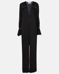 Saint Laurent Jumpsuit in seta Nero