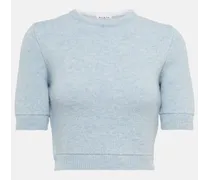 Alaïa Pullover cropped in lana