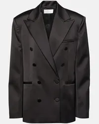 Giuseppe di Morabito Blazer doppiopetto in raso Nero