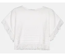 Top cropped in cotone