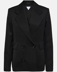 Bottega Veneta Blazer doppiopetto in lana Nero