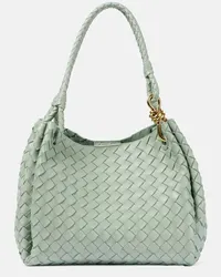 Bottega Veneta Borsa Parachute Large in pelle Verde