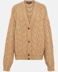 Loro Piana Cardigan Monginevro in cashmere Marrone