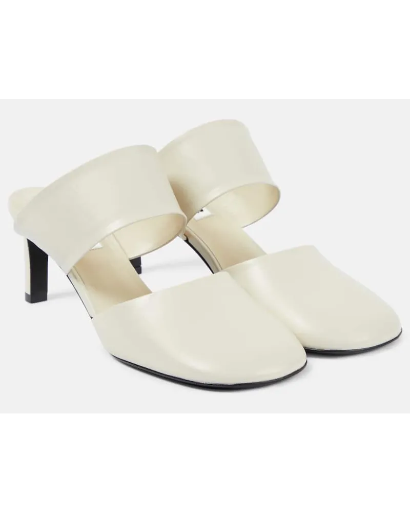 Jil Sander Pumps in pelle Bianco