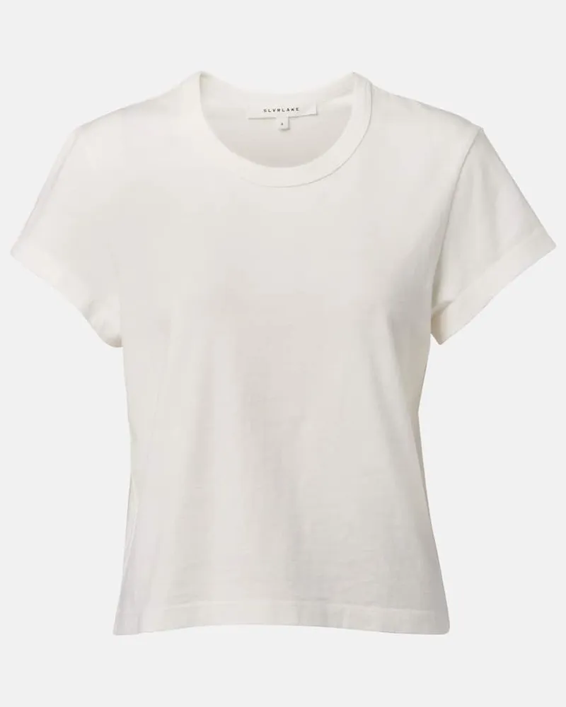 SLVRLAKE T-shirt Easy in cotone Bianco