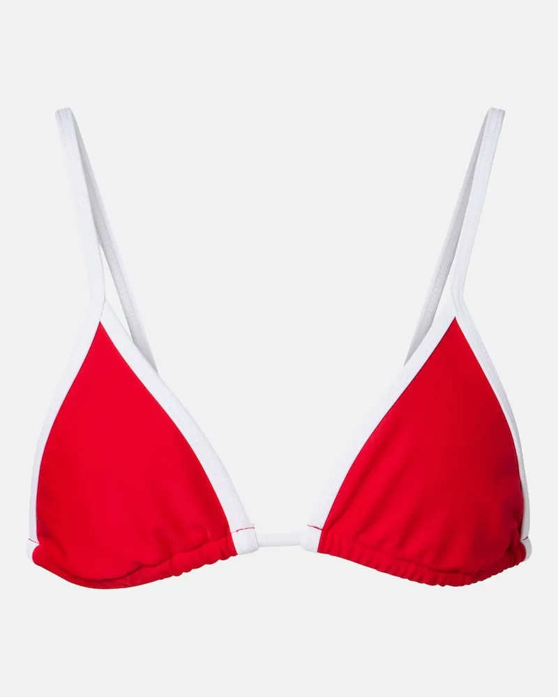 JADE SWIM Top bikini Via Rosso