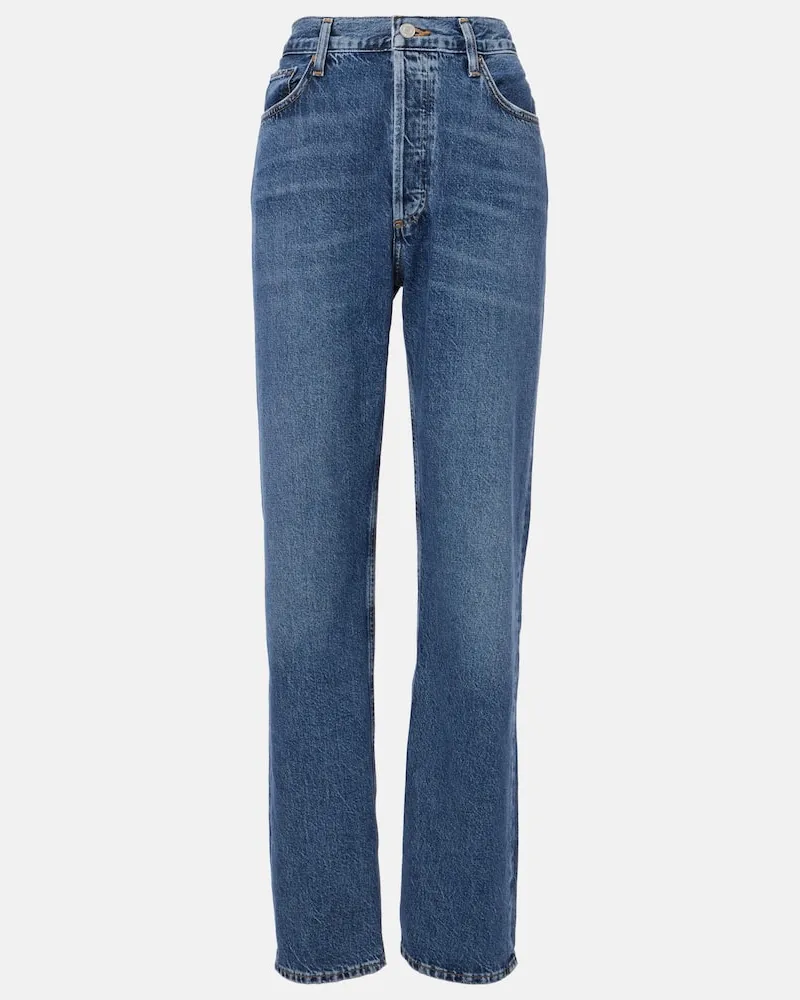 AGOLDE Jeans regular 90's Pinch Waist Long a vita alta Blu