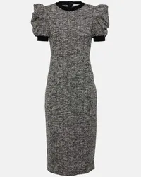 Max Mara Abito midi in misto cotone Neutro