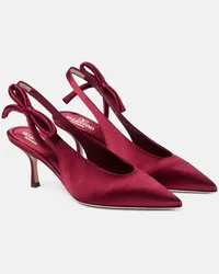 Valentino Garavani Pumps slingback Nite-Out 70 in raso Rosso