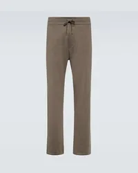 Ralph Lauren Pantaloni sportivi in jersey di cotone Beige