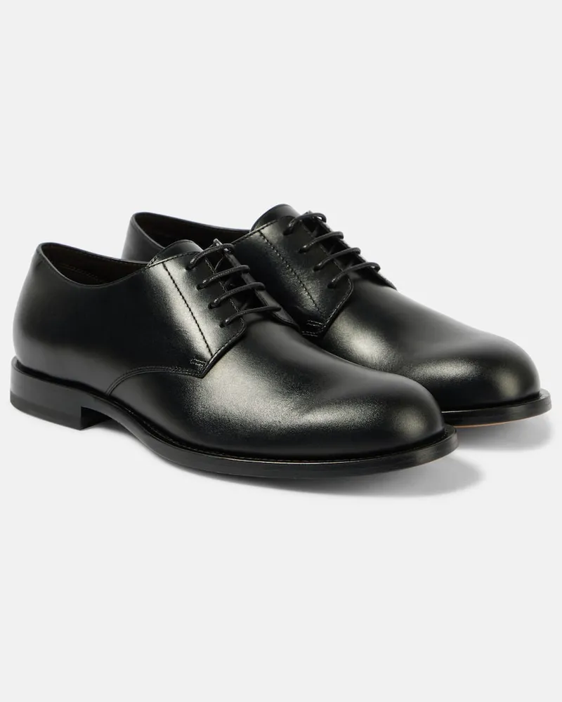 The Row Scarpe Derby Novus in pelle Nero