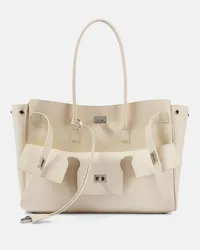 Balenciaga Borsa Bel Air Medium in pelle Neutro