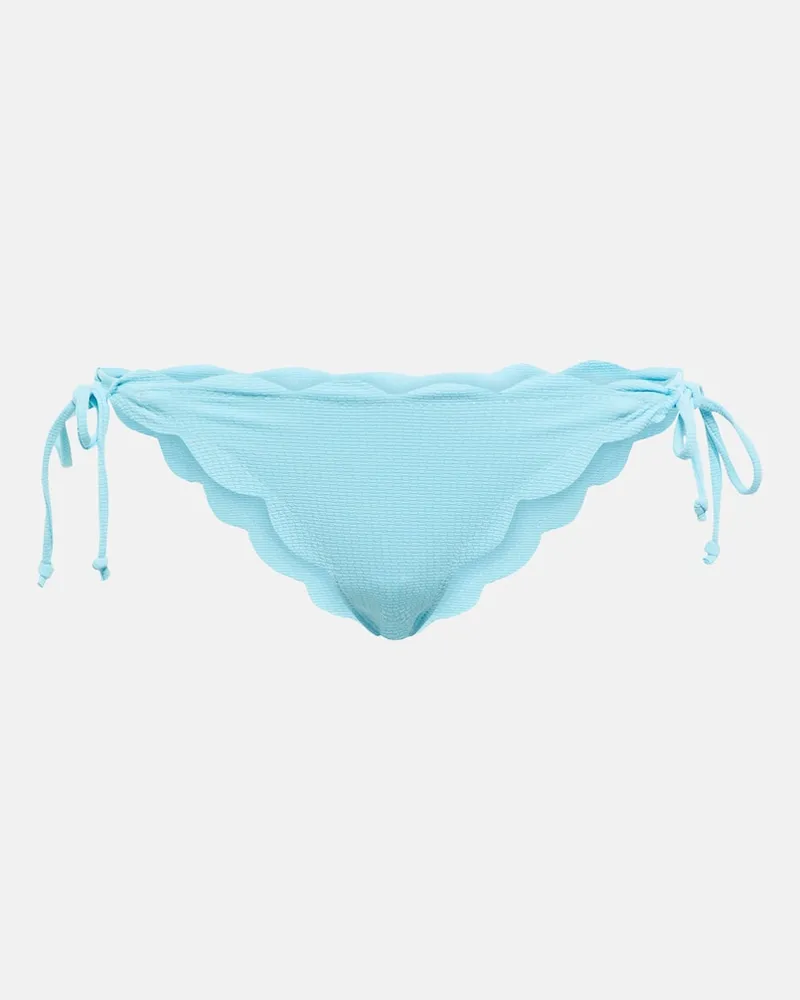 Marysia Slip bikini Mott con laccetti Blu