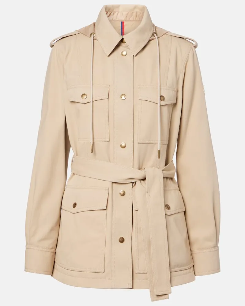 Moncler Giacca Centaurea con cintura Beige