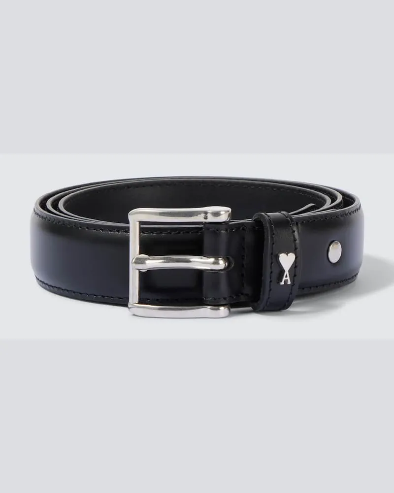AMI Paris Cintura Paris Paris in pelle Nero