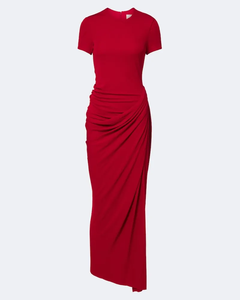 Erdem Abito lungo in jersey Rosso