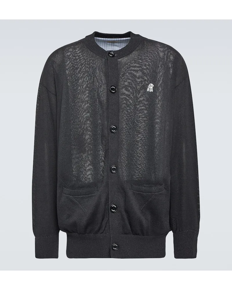 Undercover Cardigan oversize in maglia Nero