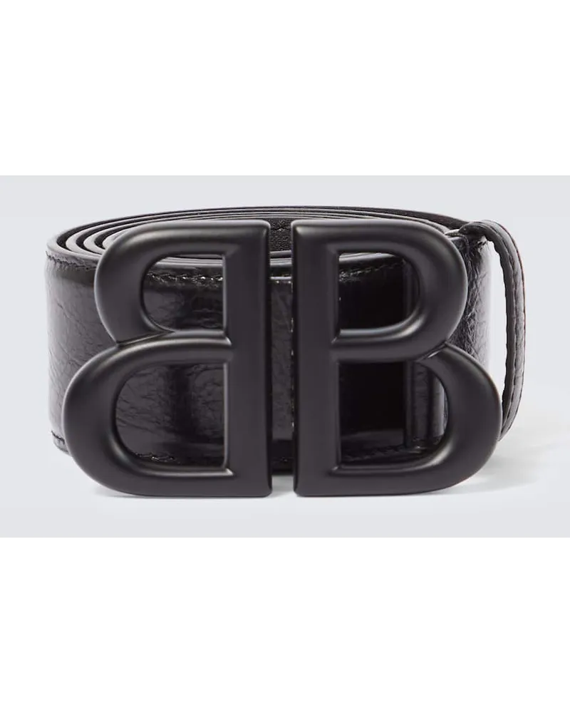 Balenciaga Cintura in pelle Monaco BB Nero