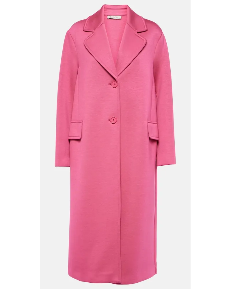 Max Mara Cappotto Radice in jersey Rosa
