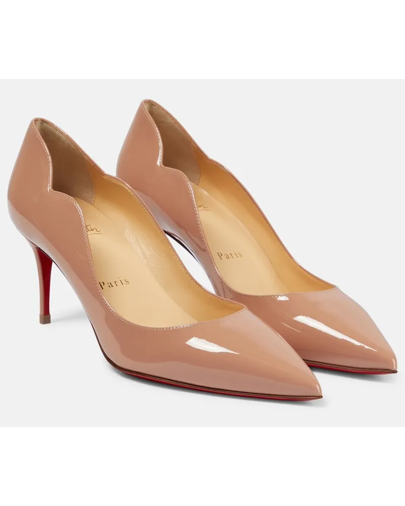 Christian Louboutin Pumps Hot Chick 70 in vernice Beige