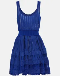 Alaïa Alaïa Miniabito in misto lana Blu