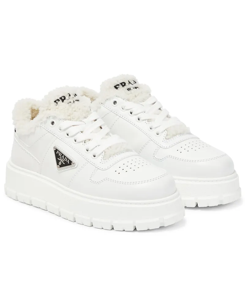 Prada Sneakers con plateau Beige
