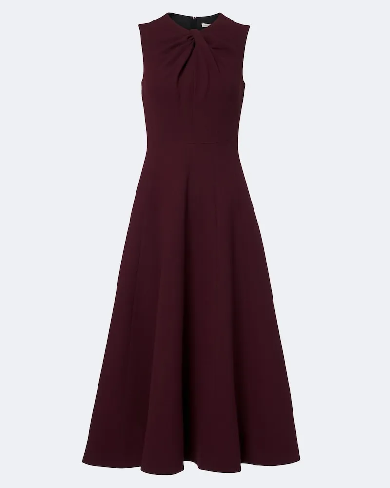 EMILIA WICKSTEAD Abito midi Meryl Borgogna