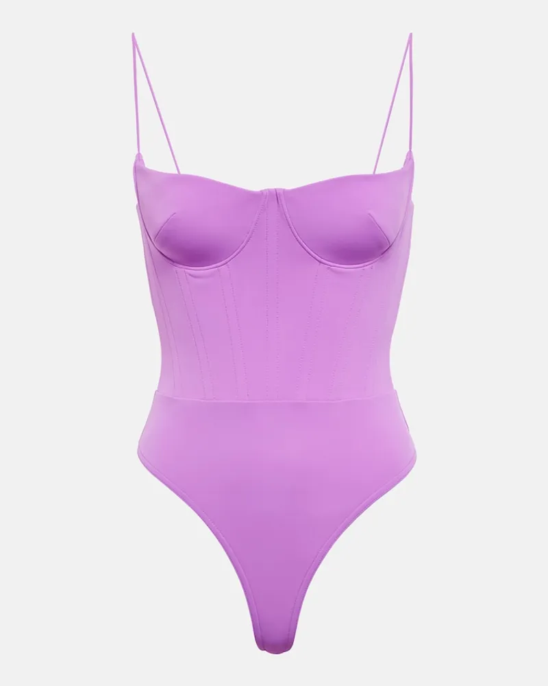Alex Perry Body Carsen a corsetto Rosa