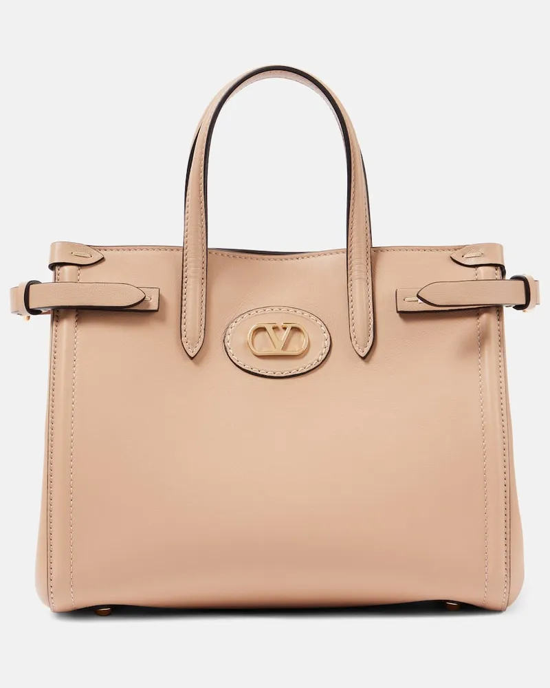 Valentino Garavani Borsa Antibes Small in pelle Beige