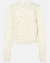 Chloé Chloé Pullover oversize in lana Bianco