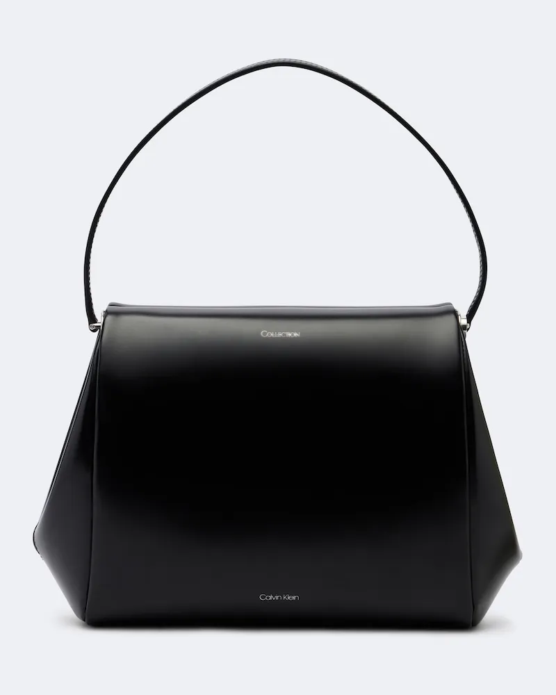 Calvin Klein Borsa a spalla Tina Small in pelle Nero